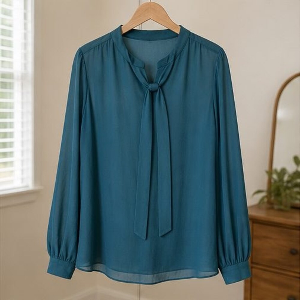 Black Puff Sleeve Top